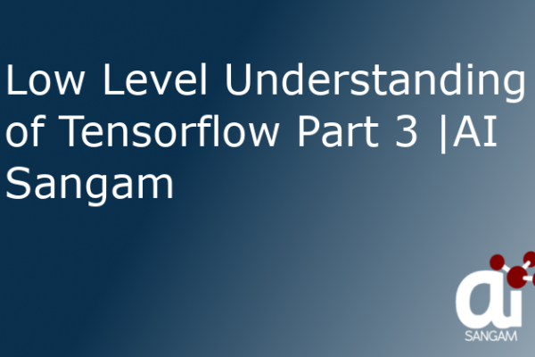 low level tensorflow tutorial