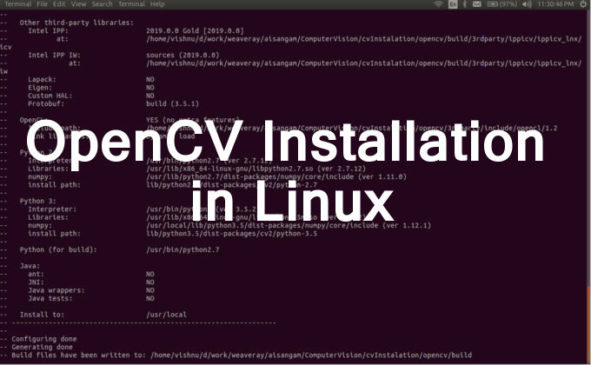 Read more about the article OpenCV Installation Tutorial using pip || make || apt-get in 4 Step